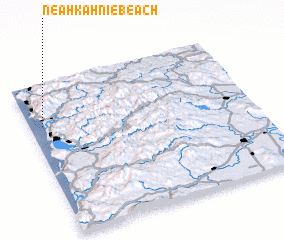 3d view of Neahkahnie Beach