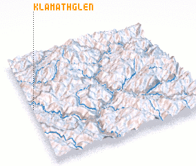 3d view of Klamath Glen