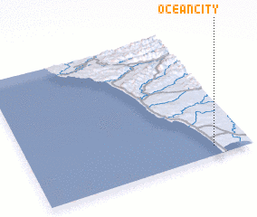 3d view of Ocean City