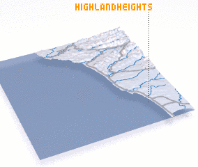 3d view of Highland Heights