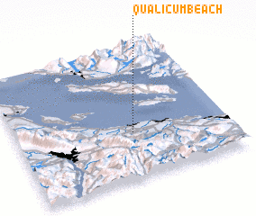 3d view of Qualicum Beach