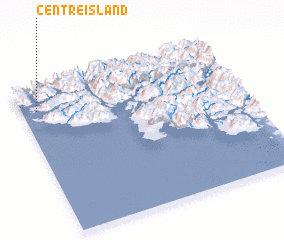 3d view of Centre Island