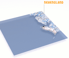 3d view of New England