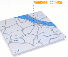 3d view of Tiankone Modi Maka