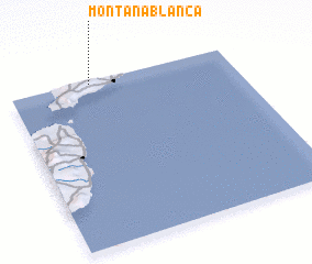 3d view of Montaña Blanca