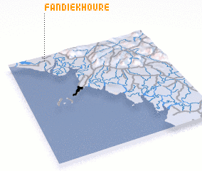 3d view of Fandiékhouré