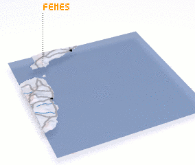 3d view of Femés