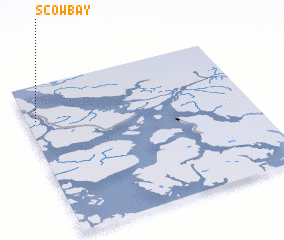 3d view of Scow Bay