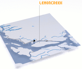 3d view of Lemon Creek