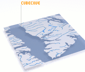 3d view of Cube Cove