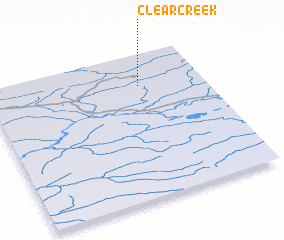 3d view of Clear Creek