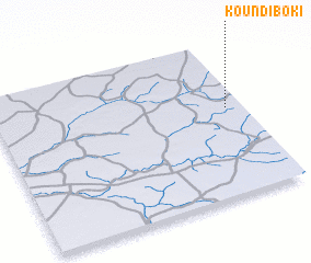 3d view of Koundi Boki