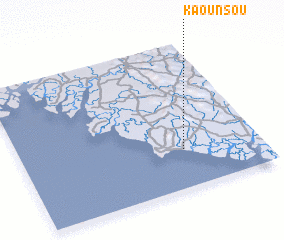 3d view of Kaounsou