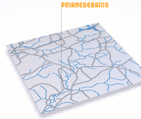 3d view of Priame de Baixo