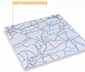 3d view of Diatourou Kounda