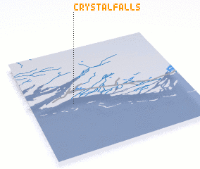 3d view of Crystal Falls