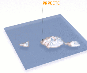 3d view of Papeete