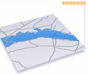 3d view of Boké Diégué