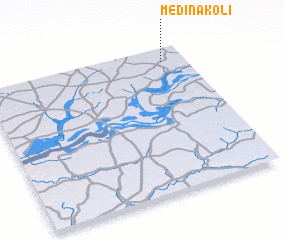 3d view of Médina Koli