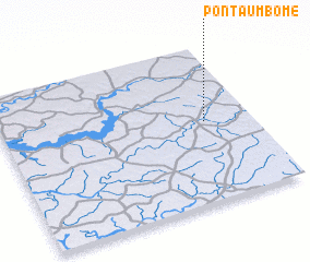 3d view of Ponta Umbome