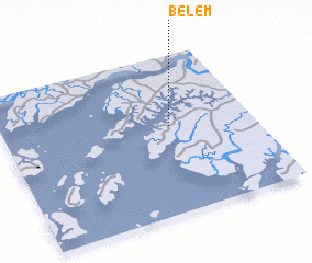 3d view of Belém