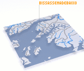 3d view of Bissássema de Baixo