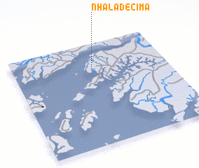 3d view of Nhala de Cima