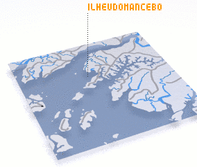 3d view of Ilhéu do Mancebo