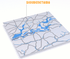 3d view of Dioubène Taïba