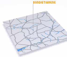 3d view of Bondié Tiamène