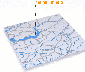 3d view of Bounkili Diola