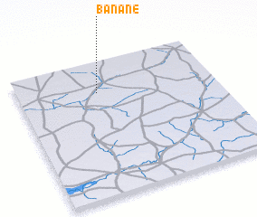 3d view of Banane