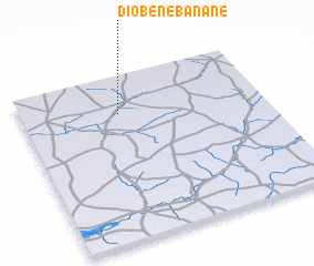 3d view of Diobène Banane