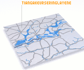 3d view of Tianga Keur Séring Layène