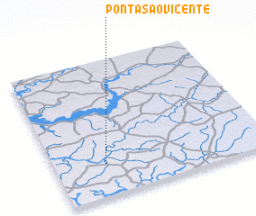 3d view of Ponta São Vicente