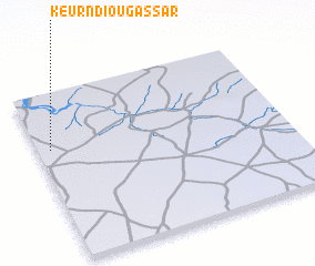 3d view of Keur Ndiougassar