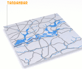 3d view of Tanda Mbar