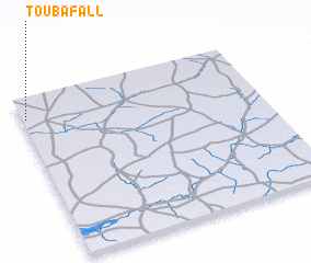 3d view of Touba Fall