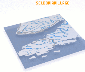 3d view of Seldovia Village