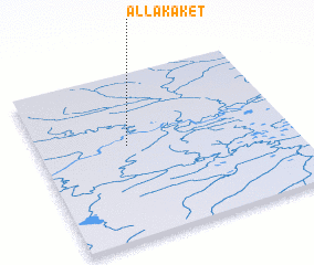 3d view of Allakaket