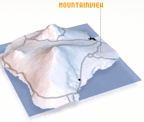 3d view of Mountain View