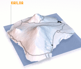 3d view of Kailua