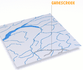 3d view of Ganes Creek