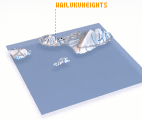 3d view of Wailuku Heights