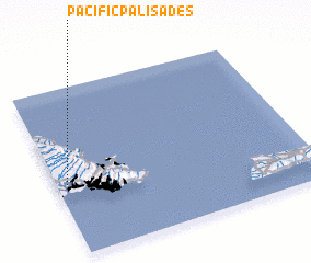 3d view of Pacific Palisades