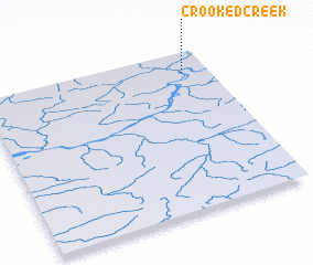 3d view of Crooked Creek