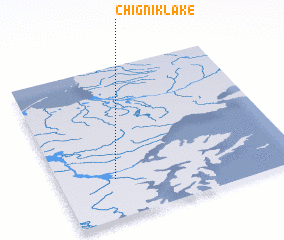 3d view of Chignik Lake
