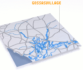 3d view of Gossas Village