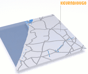 3d view of Keur Ndiougo