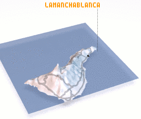 3d view of La Mancha Blanca